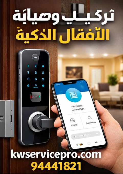 فني قفل باب ذكي الكويت