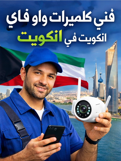 فني كاميرات مراقبة واي فاي في الكويت