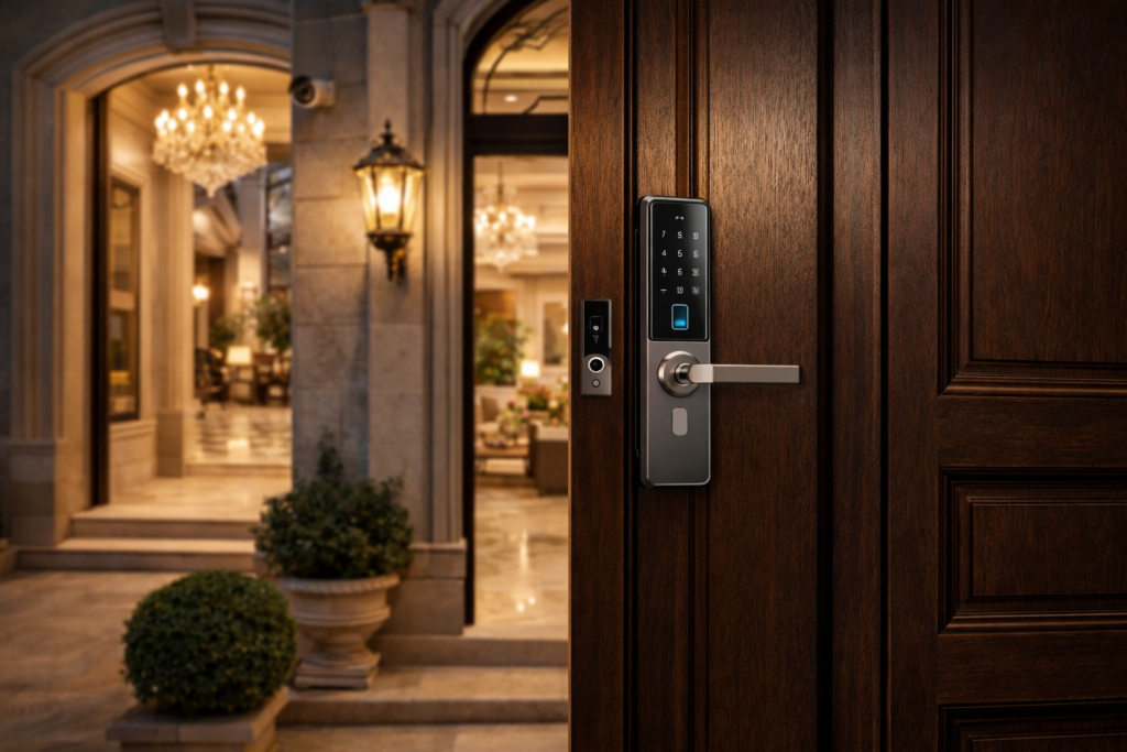 افضل قفل باب الكتروني مع التركيب في الكويت