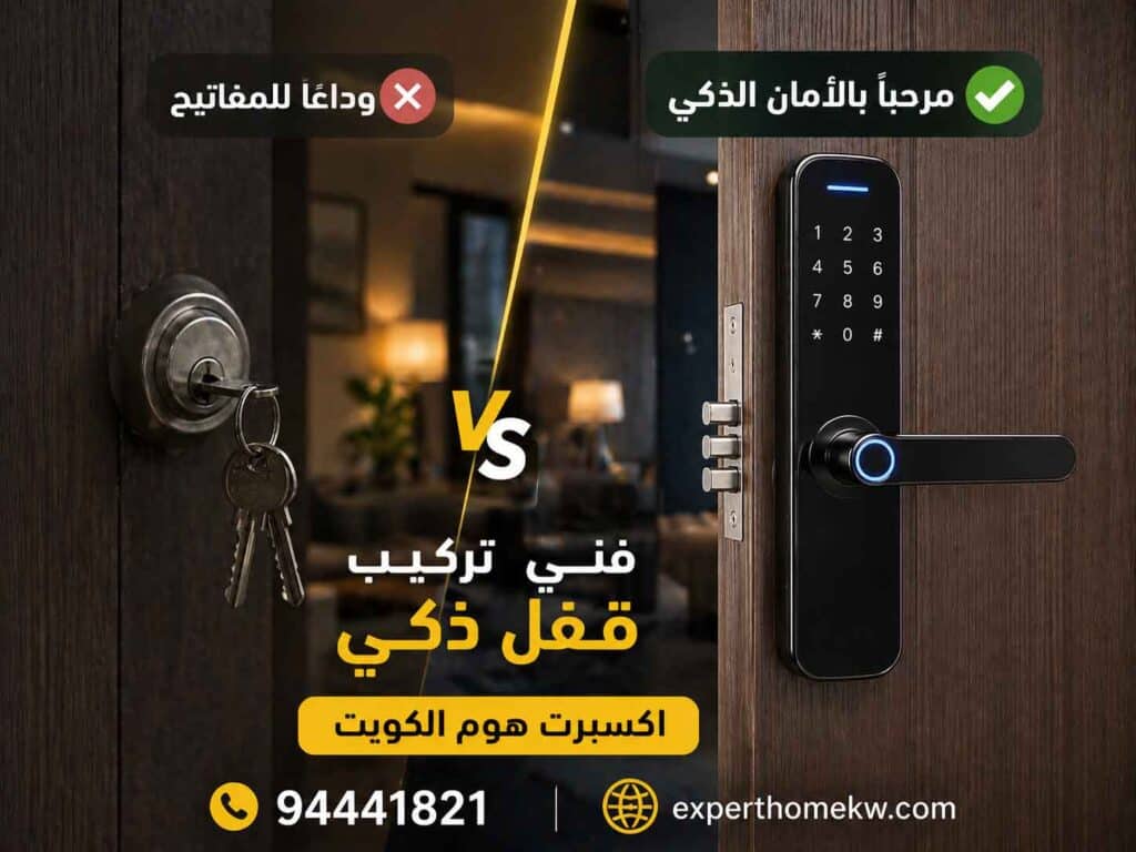 فني تركيب قفل ذكي في الكويت