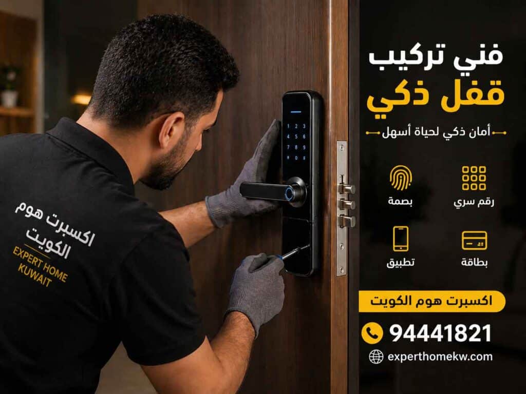 فني تركيب قفل ذكي في الكويت