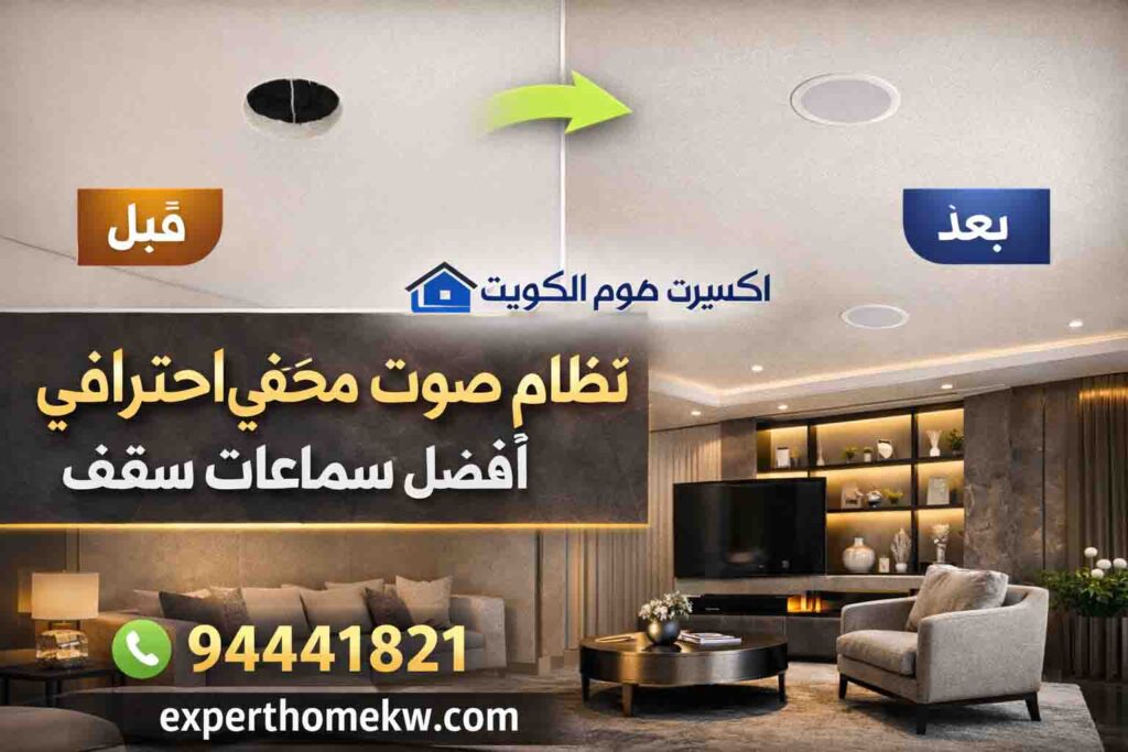 تركيب سماعات سقف في الكويت