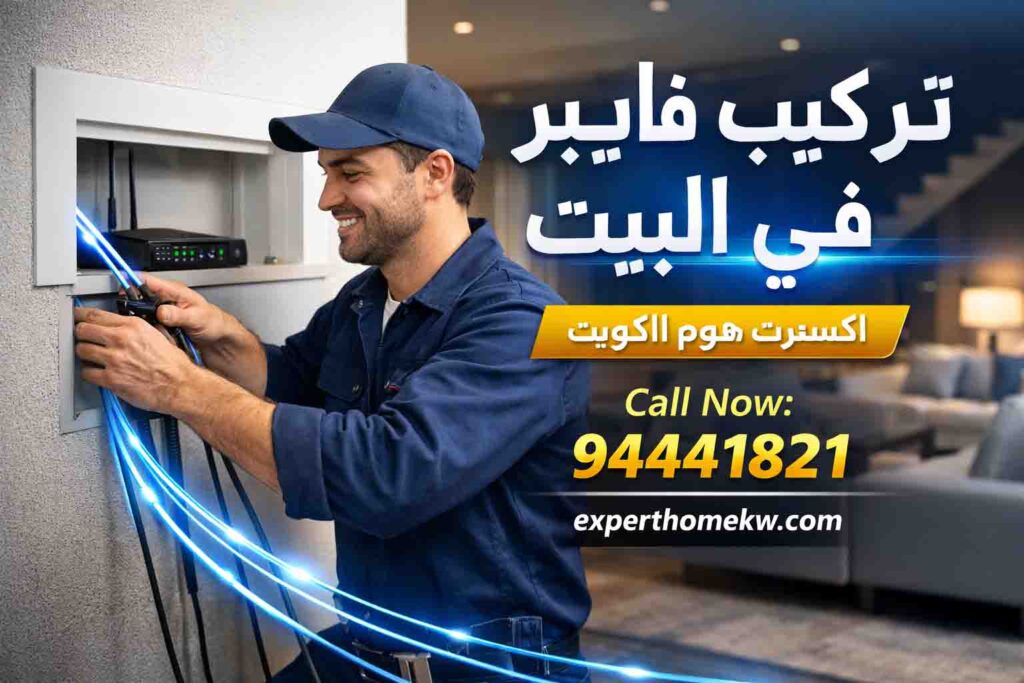 تركيب فايبر في البيت في الكويت