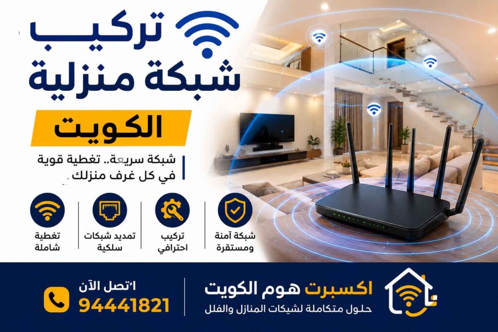تركيب شبكة منزلية الكويت